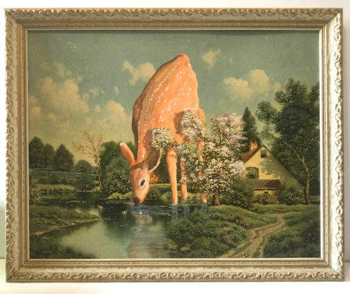 Upcycled Thrift Store Paintings