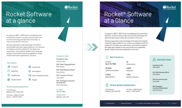 Rocket Software - Evolution 1