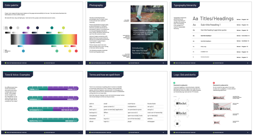 Rocket Software - Styleguide